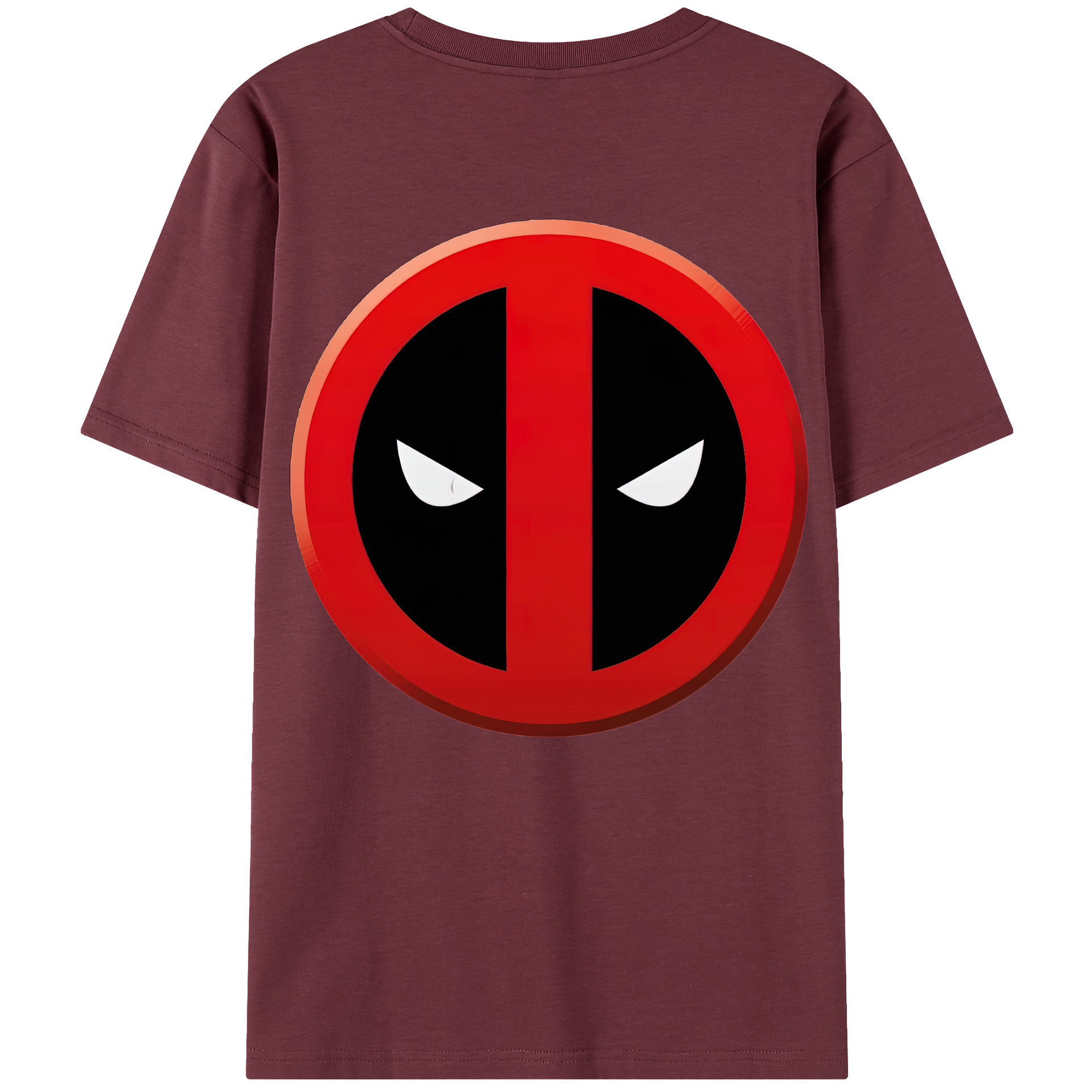（画像用） Deadpool デッドプール 綿100％半袖Tシャツ（背面プリント）
